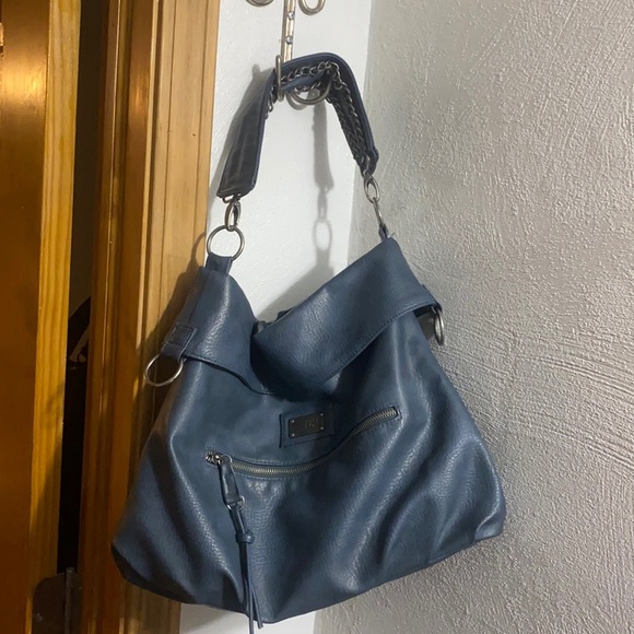 Retro BILLABONG cap & purse blue/gray chain 14”LxW+🎲🔥NIP - Picture 3 of 17